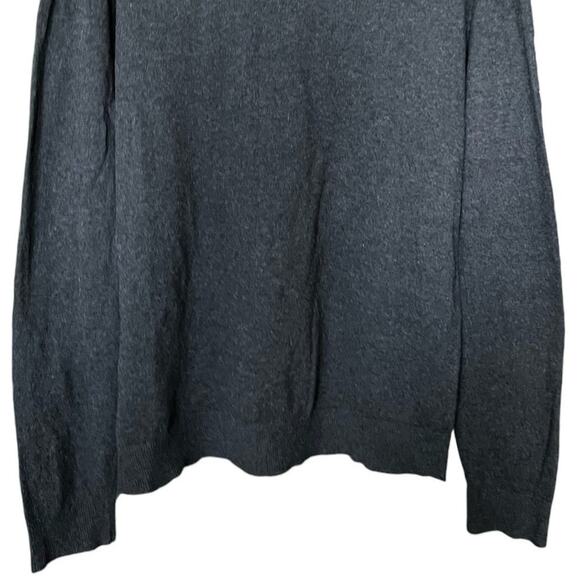 Alfani Mens V-Neck Sweater Pullover Stretch Long Sleeve Medium Grey Classiccore - Picture 6 of 9